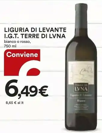 Coop Levante Vino rosso offerta