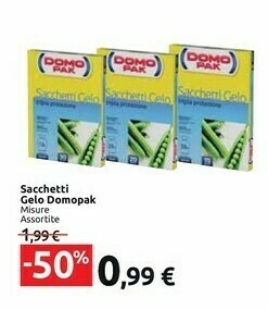 Carrefour Domopak Sacchetti Gelo offerta
