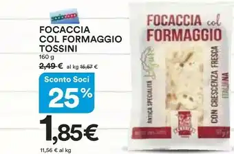 Coop Tossini Focaccia offerta