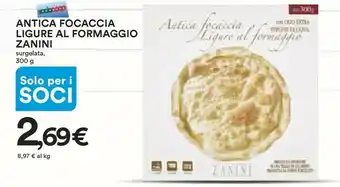 Coop Zanini Focaccia offerta