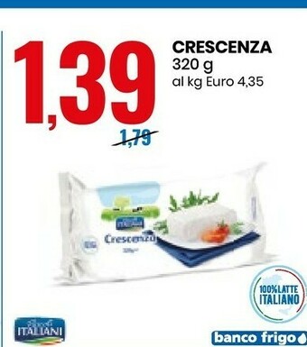 Eurospin Pascoli Italiani - Crescenza 320 G offerta
