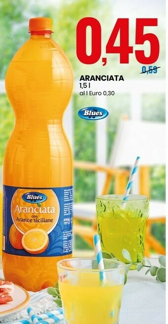 Eurospin Blues Aranciata offerta