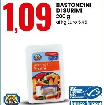 Eurospin Athena - Bastoncini Di Surimi offerta