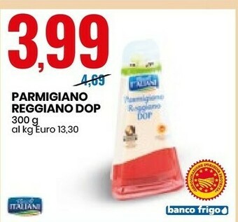 Eurospin Parmigiano reggiano Pascoli Italiani - 300 G(ml) offerta