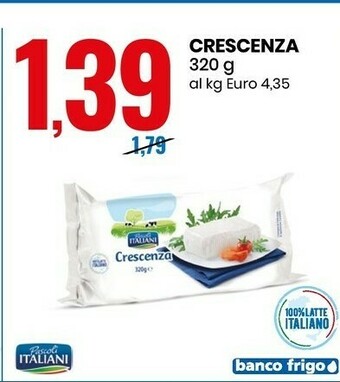 Eurospin Pascoli Italiani - Crescenza 320 G offerta