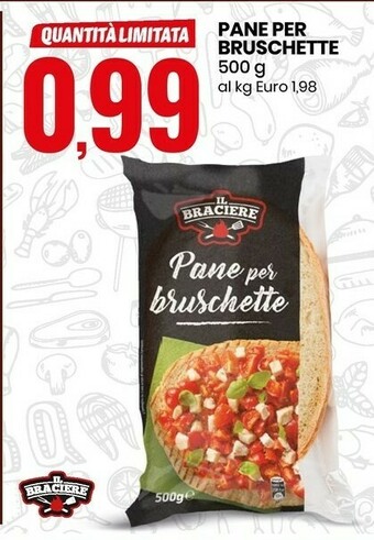 Eurospin Il braciere Pane Per Bruschette offerta