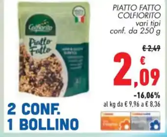 Conad Colfiorito Piatto Fatto vari tipi conf. da 250 g offerta