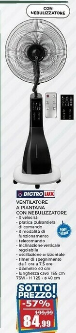 Happy Casa Lux Ventilatore offerta