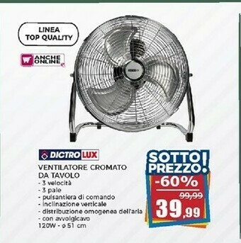 Happy Casa Lux Ventilatore offerta