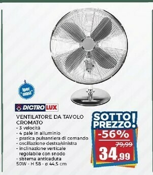 Happy Casa Lux Ventilatore offerta