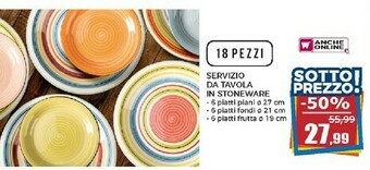 Happy Casa Servizio piatti offerta