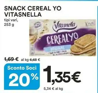 Ipercoop Cereal Snack offerta