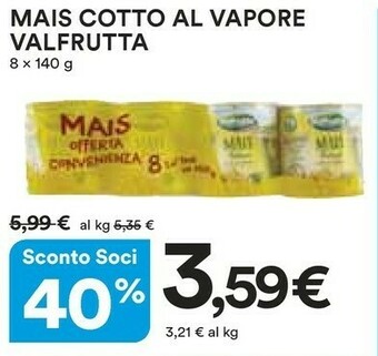 Ipercoop Valfrutta Mais offerta