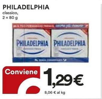 Ipercoop Philadelphia Formaggio spalmabile offerta
