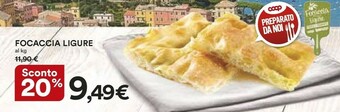 Ipercoop Focaccia offerta