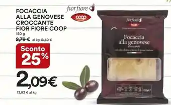 Ipercoop Coco Focaccia offerta