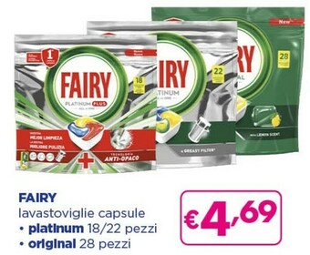 Acqua & Sapone Fairy Detersivo lavastoviglie offerta
