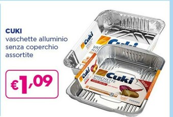 Acqua & Sapone Cuki Vaschette alluminio offerta