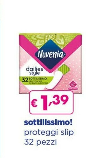 Acqua & Sapone Nuvenia Salvaslip offerta