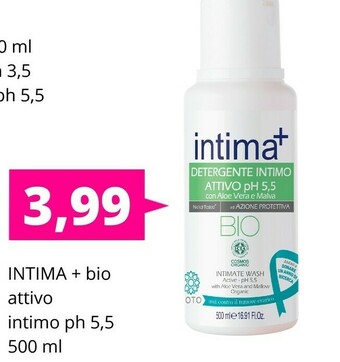Acqua & Sapone Intima+ Detergente Intimo Attivo offerta