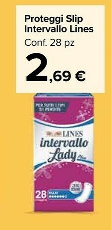 Carrefour Market Lines Assorbenti lines offerta