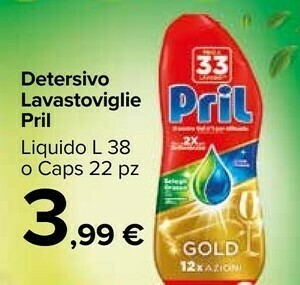 Carrefour Market Pril Detersivo lavastoviglie offerta