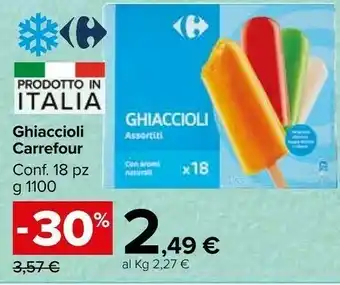 Carrefour Market Ghiaccioli offerta