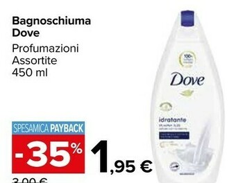 Carrefour Market Dove Bagnoschiuma offerta