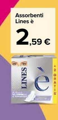 Carrefour Market Lines Assorbenti lines offerta