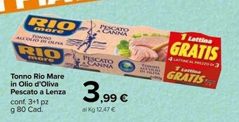 Carrefour Market Rio Mare Tonno Rio mare offerta