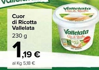 Carrefour Market Vallelata Ricotta offerta