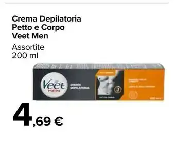 Carrefour Market Veet Crema depilatoria offerta