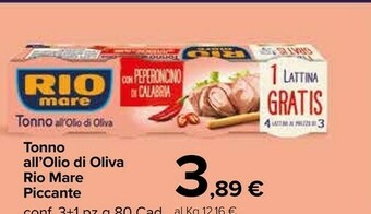 Carrefour Market Rio Mare Tonno Rio mare offerta