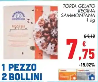Conad Sammontana Torta Gelato Regina 1kg offerta