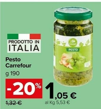 Carrefour Market Pesto offerta