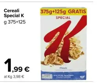 Carrefour Market Kelloggs Cereali offerta