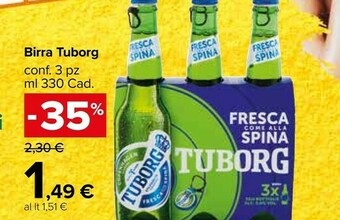 Carrefour Market Tuborg Birra offerta
