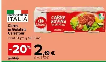 Carrefour Market Carne in scatola offerta