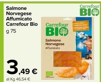 Carrefour Market Salmone affumicato offerta