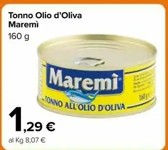 Carrefour Maremì Tonno offerta