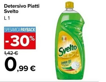 Carrefour Svelto Detersivo piatti offerta