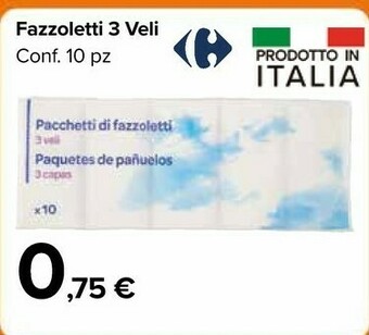 Carrefour Fazzoletti offerta