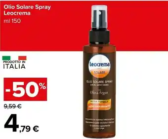 Carrefour Crema solare offerta