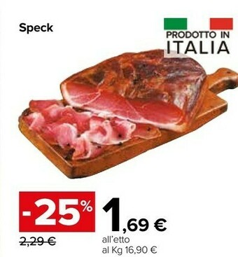 Carrefour Speck offerta