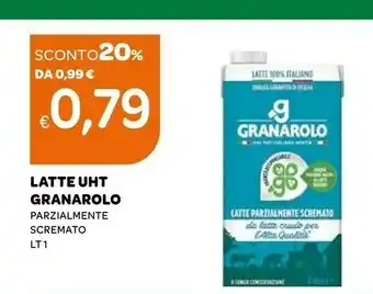 Ekom Granarolo Latte UHT Parzialmente Scremato A Lunga Conservazione 1000 G(ml) offerta