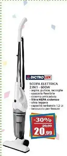 Happy Casa Lux Scopa elettrica offerta