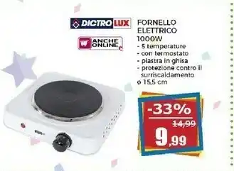 Happy Casa Lux Forno elettrico offerta
