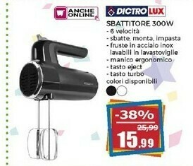 Happy Casa Lux Sbattitore Elettrico offerta