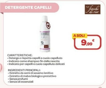 Bimbo Store Fiocchi Di Riso Detergente Capelli offerta