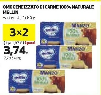 Coop Mellin Omogeneizzati offerta